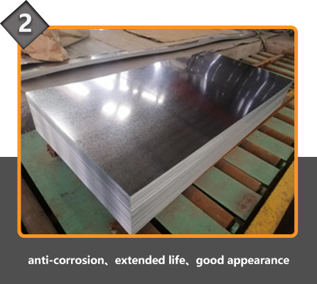 Hot Dipped Galvanized Steel Sheet Plate Metals Iron 4×8 Feet 0.4mm Thickness