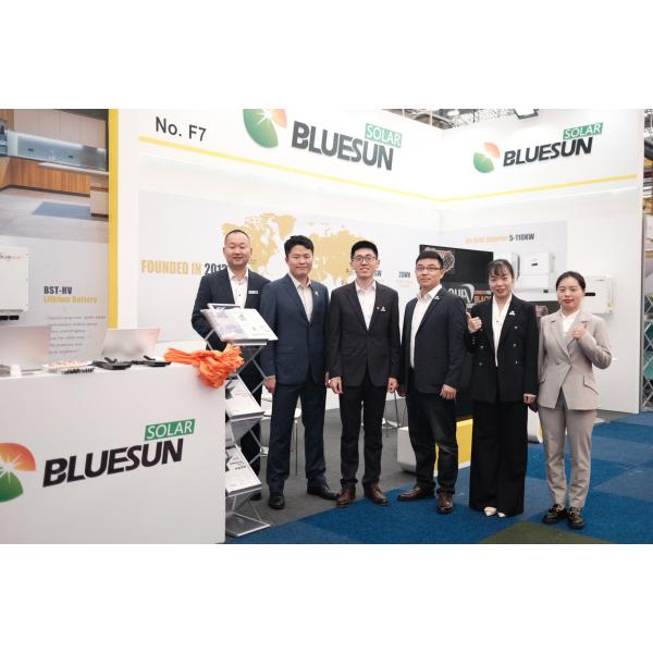 Bluesun High Efficiency Bifacial Monocrystalline Solar Panels Full Black N-type Topcon 440w 450w