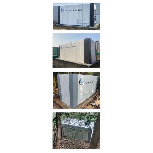 220V 8.5KW Integrated Wastewater Treatment System MBR Sewage Treatment Plant