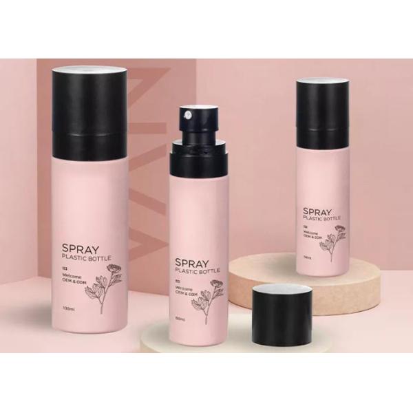 Buy 80ml Matte Pink Pet Plastic Cosmetic Bottle at wholesale prices