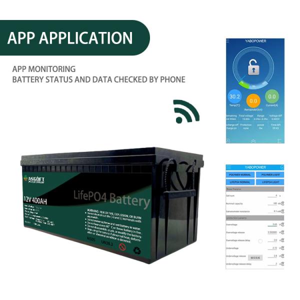 ASGOFT Solar Energy Lifepo4 12V Lithium Battery Pack 400ah Pack For RV Golf Carts