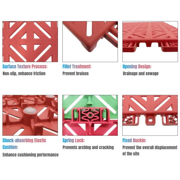 Volleyball Fiba Basketball Court Mat Flooring Indoor Outdoor Sport Tiles