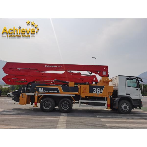 M36-4 Used Putzmeister Concrete Pumps Truck with Mercedes 3341 Chassis