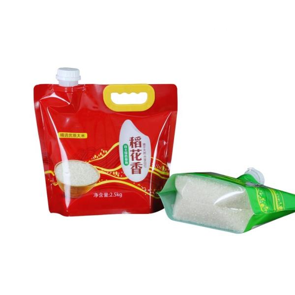 Custom Gravure Printing Stand-up Spout Pouch For Beverage Liquid Milk Fruit Drink Juice Plastic Packing Bag