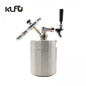 China Small Gauge Capacity 2L / 4L / 5L Stainless Steel Beer Keg on sale
