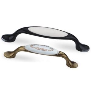 Quality Bathroom / Kitchen Cabinet Door Handles , Custom Dresser Drawer Handles for sale