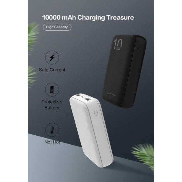 Dual Output Polymer Battery 10000mAh 185g Phone Power Bank