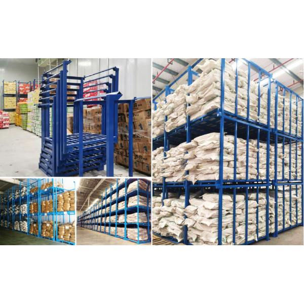 Nesting Stacking Foldable Stacking rack