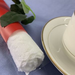 Rolled Refreshing Lemon Scent Microfiber Hand Towel