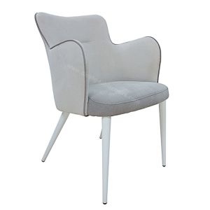 Polyurethane PU Upholstered Dining Chair Livingroom Chair Armchair Leisure Chair