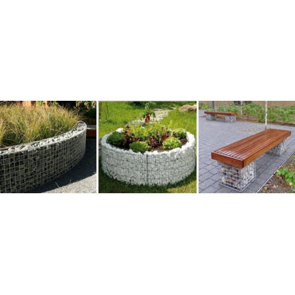 ISO9001 PVC Coated 2x1x0.5m Gabion Wire Mesh