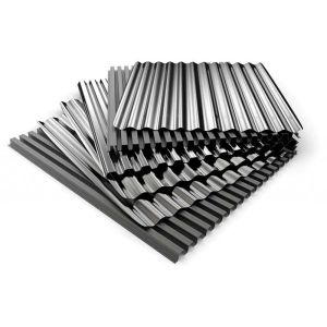 China Wave Shaped Stainless Steel Corrugated Sheet on sale