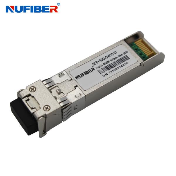10km 10gbe Sfp+ Transceiver Module Single Mode Duplex LC Connector