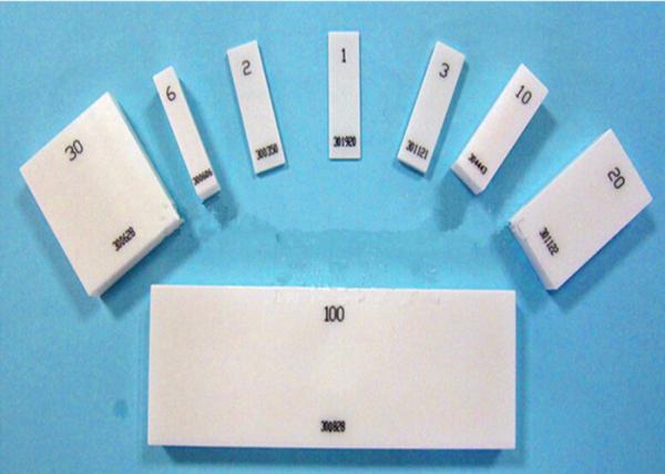 Electrical Insulation Rectangular Ceramic Metric Gauge Blocks For Soil Drilling