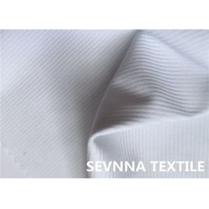 Double Knitted Recycled Swimwear Fabric Textured Ribbed Stripes Fashionable