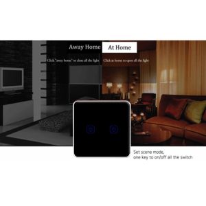 ABS Four Gang Tuya Smart Switch 600W 3 Gang Remote Control Light Switch