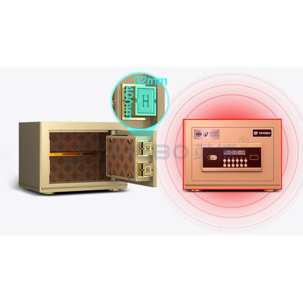 Dual Alarm Electronic Lock Office Safe Box Anti-Theft H250mm