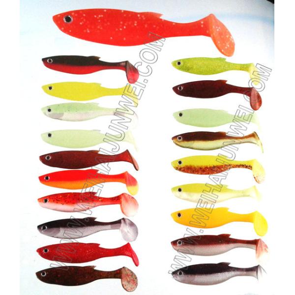 New design 8.0g /9.0cm artifical soft fishing lure