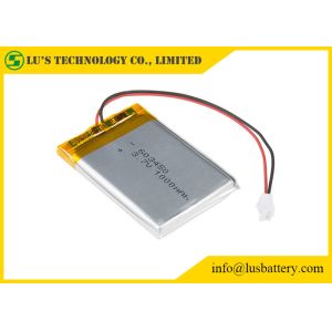 Quality Customized Terminals Rechargeable Lipo Batteries LP603450 3.7v 1000mah Limno2 for sale