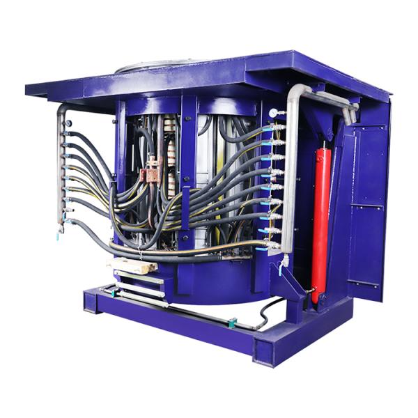 1T Aluminum Die Casting Smelting Furnace Industrial Metal Melting Furnace 