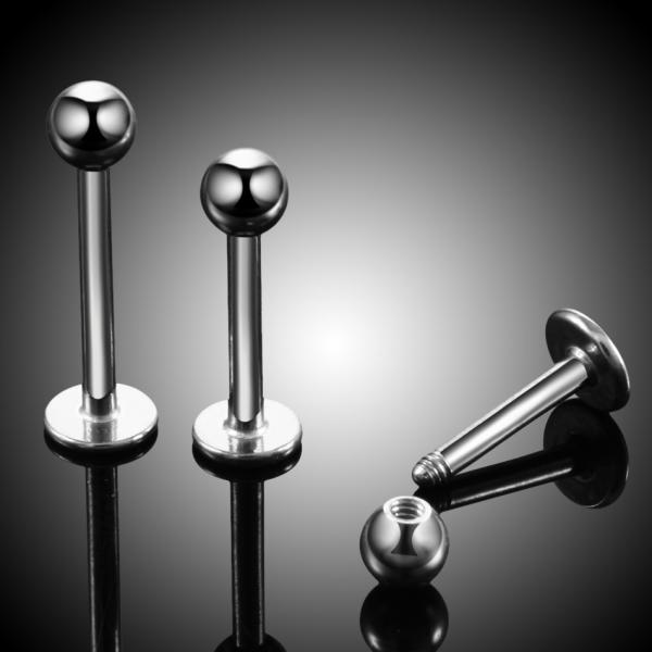 Surgical Steel Assorted Colors Labret Stud Lip Piercing Ear Cartilage Tragus Helix Ring Fashion Charming Jewelry