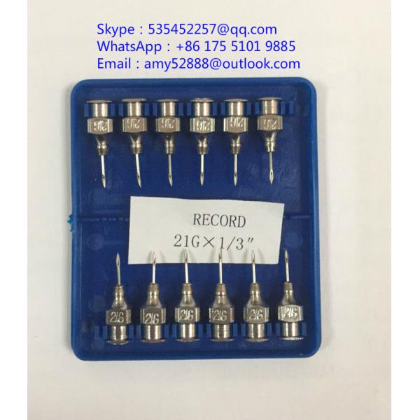 Veterinary Stainless Steel Needle, Veterinary Hypodermic Injection Needle, Luer Lock Syringe Veterianry Needle
