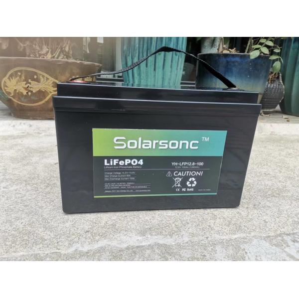 Buy 1280wh Lifepo4 12v 100ah Lithium Iron Phosphate Battery Pack Prismatic at wholesale prices