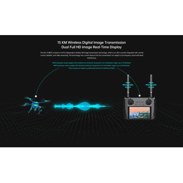 SIYI MK15 Mini HD Handheld Enterprise Smart Controller With 5.5 Inch LCD Touchscreen Full HD FPV For UAV UGV USV