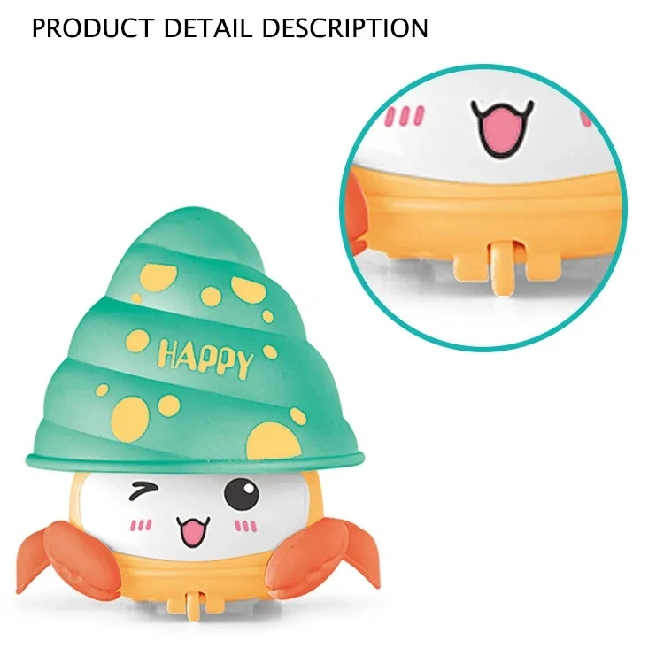 Wholesale Mini Hermit Crab Car Toys Car Hand Press Cartoon Crab Children′s Toys Party Supplies Interactive Toys