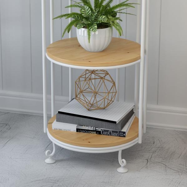 Interior Decoration Metal Display Racks And Stands Creative Bird Cage Shape Flower Shelf