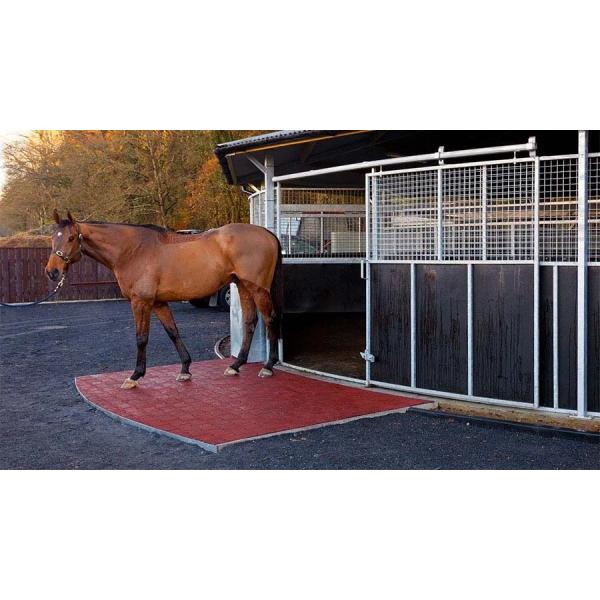 Anti Slip Livestock Rubber Mat Blue / Grey Horse Rubber Mats