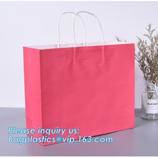 Elegant Embossed For Presents Clothing Wedding Birthday Bridal Baby Shower Paper Gift Bags Modern Fancy Cute Paper Premi