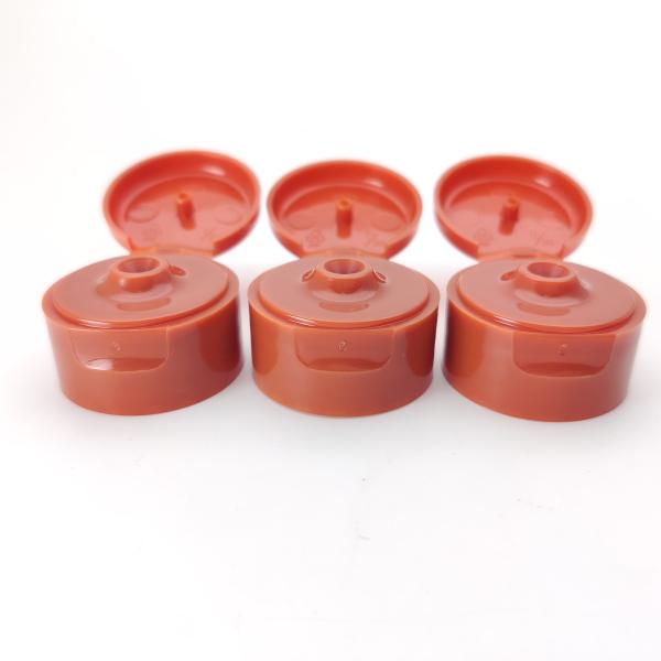 24/400 Plastic Flip Top Cap For Cosmetics And Skin Care Products