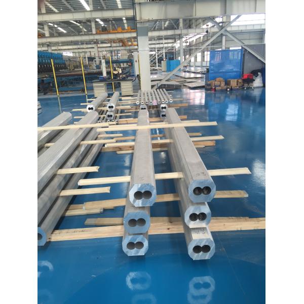 6063 T4 Thick Wall Aluminum Pipe Dual Tunnels High Corrosion Resistance
