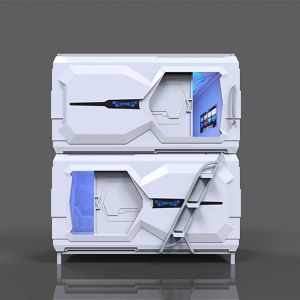 Buy cheap Technical Space Capsule Bed , Japanese Pod Beds For Capsule Hotel Double Bed from wholesalers