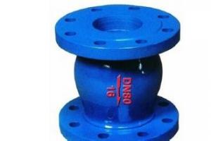 Quality DI Construction Flanged Ball Check Valve Axial Disc Applications Pumping stations for sale