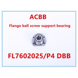 China FL7602025/P4 DBB  Flange Ball Screw Support Bearing on sale