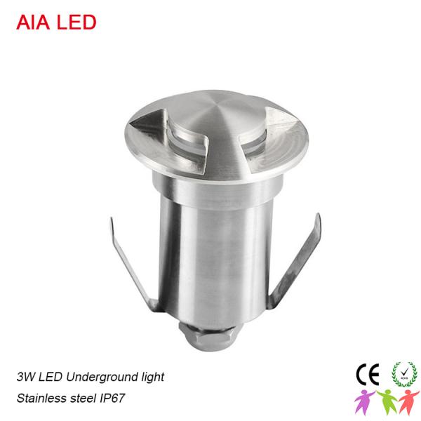 4ways 3W 62mm diameter LED underground lamp/led underground light for outdoor step