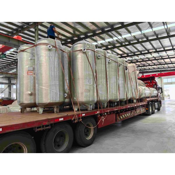 Efficient Pressure Buffer Horizontal Compressed Air Tank Mirror Polished Stainless Steel