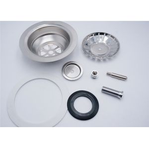 Quality Kitchen Sink Drain Strainer Stainless Steel , Waterproof Sink Plug Strainer for sale