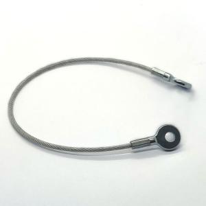 China Stainless 316 Steel Rope Wire Sling Tool With Stamped Eyelets on sale