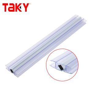 Quality Clear PVC Shower Door Seal Strip 10mm Transparent Waterproof for sale