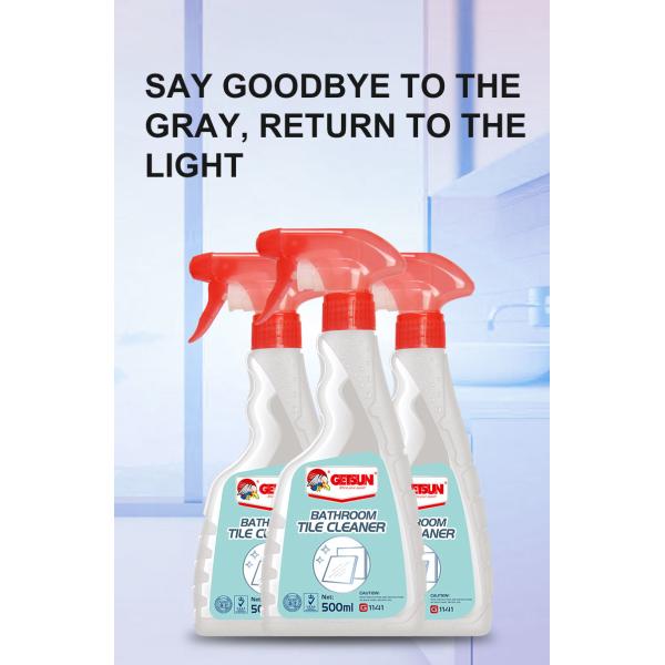 Customized Shower Bathroom Tile Cleaner Spray Grout Remover 500ml