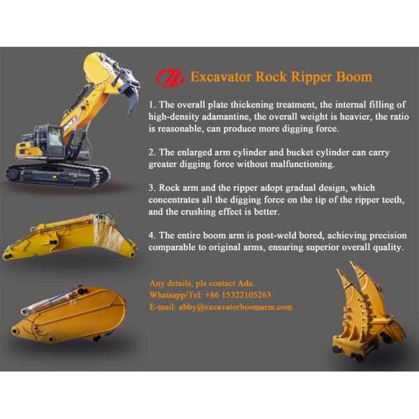 Q355 Excavator Ripper Arm For Maximum Durability And Effective Rock Excavation