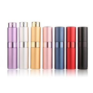 Quality 5ml 8ml Refillable Travel Pocket Perfume Glass Bottle Pump Spray for sale