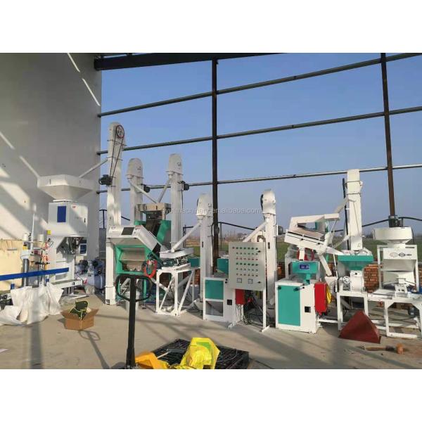 20 Tons Millet Processing Unit with 99% Paddy Husker Destoner Grading and Packing Machine
