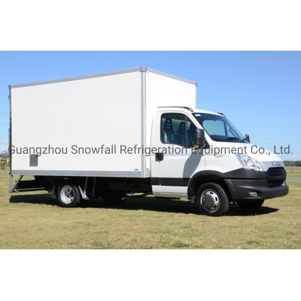 Aluminum FRP Color Steel Truck Body Dry Cargo Box For Euro 5 Emission Standard Diesel