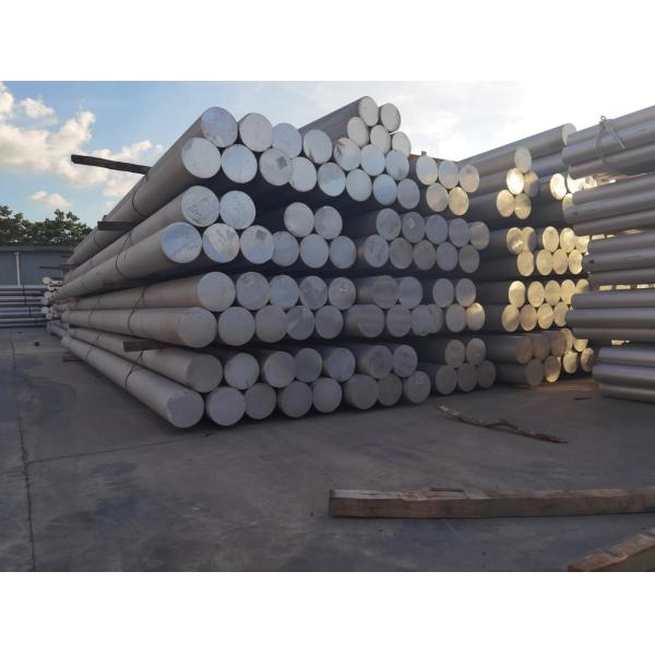 OD 3mm - 500mm Aluminium Round Bar 6061 Mill Finish Silvery White