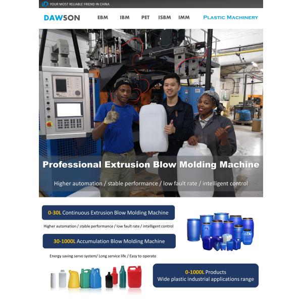 20 Liter Bottle 25l Plastic Jerrycan Making Machine Blowing Machines 30l Chemical Bottle Blow Molding Machine