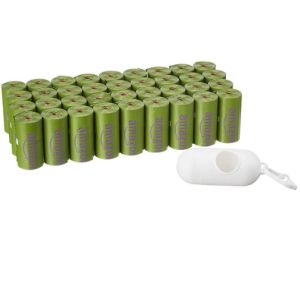 Quality 21000 Rolls PLA PBAT 15mic Biodegradable Dog Poop Bags for sale